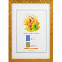 Фоторамка DL 15х21 Крокодил золотая (24) DL-44