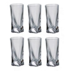  Набір чарок скло Bohemia. Квадро 6 шт 50 мл горілка №2K936/99А44/050