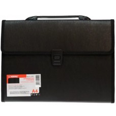 Портфель Norma А4 13 відділень з реєстрами чорний (1) (10) 5052