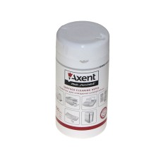  Серветки вологі для оргтехніки Axent (100 шт) (20) №5301