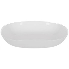 Тарілка супова скляна Luminarc. Lotusia 22см квадратна біла H1503/N3622/84836 (12) (24)