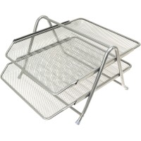 Лоток горизонтальний Axent 3в1, металевий білий (1) (12) №2122-21