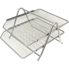 Лоток горизонтальний Axent 3в1, металевий білий (1) (12) №2122-21