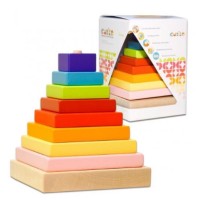 Іграшка дерев'яна Пірамідка Cubika №LD-5/13357  