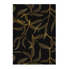  Книга-канцелярская A4 96 листов клетка Waves черная Axent (10) №8422-561