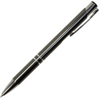 Ручка автоматическая шариковая Economix HIT синяя, металлическая, цвет корпуса графит (50) (500) E10307-10