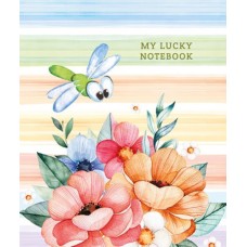 Блокнот B6 64 листа клетка интегральная обложка, матовая ламинация, УФ-лак Мандарин (10) №БК273/27/19289/4895