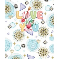 Блокнот B6 64 аркуші клітинка інтегральна обкладинка, матова ламінація, УФ-лак Мандарин (10) №БК273/24/19293/4895    