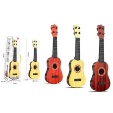 Гітара 41,5см,4 струни,3 кольори,в кор-ці,14,5х45х5,5см №333-017A(48)
