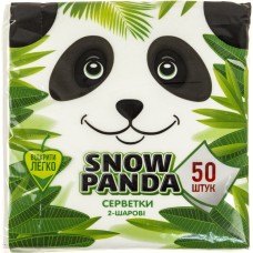 Серветки паперові "Сніжна панда" 2-х шарові (50шт) №7862(24)