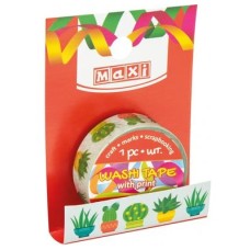 Стрічка декор. "Maxi" з принтом 15ммх3м №MX61963(20)