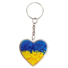  Брелок объемный Украинка 30х30 мм (5) №784193