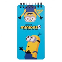 Блокнот пруж. верх. подв. В7 60арк. лін. Minions №151768/Yes/(30)(60)