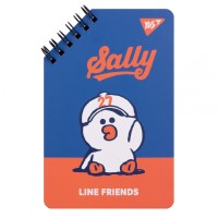 Блокнот пруж. подв. А6 60арк. лін. "Line Friends" Sally №151756/Yes/(1)(30)