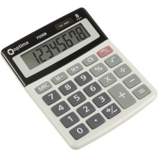  Калькулятор Optima 8-розрядний 134х107х34мм (1) (20) №O75508
