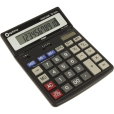  Калькулятор Optima 12-разрядный 200х150х27мм (1) (20) (40) №O75505