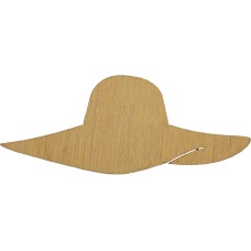 Капелюх жіночий 7х3см фанера асорті (5)  