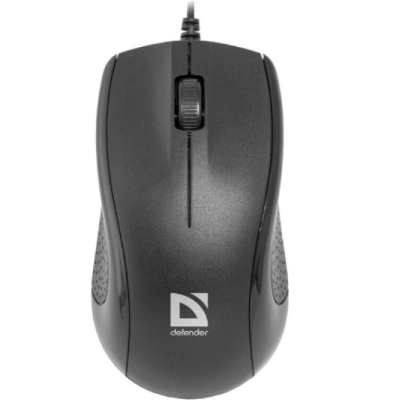 Мишка Defender Optimum MB-160 3 кнопки 1000dpi USB black №52160  