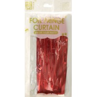 Шторка для фотозони 1х2м червона