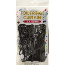 Шторка для фотозони 1х2м чорна  