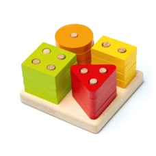 Іграшка дерев'яна Геометричний сортер №LSG-3/15344