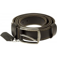 Ремінь чоловічий коричневий лак XL 135 см Breidon  