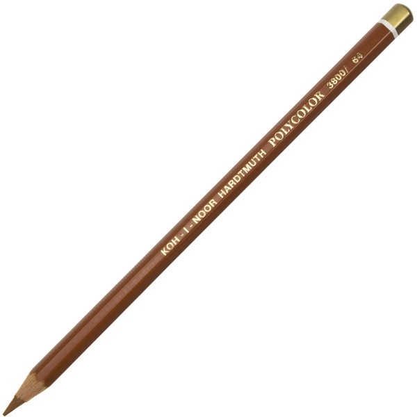 Олівець кольоровий Koh-i-noor Polycolor художній burnt ochre/охра палена (12) 3800/64
