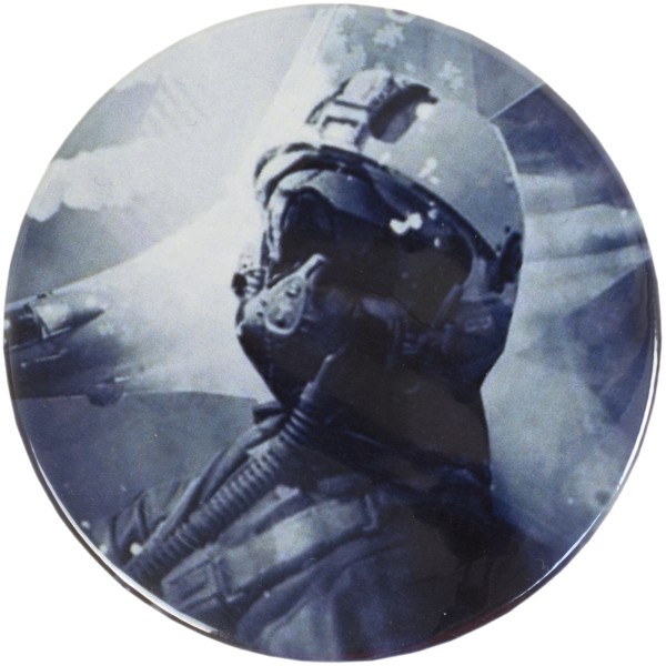  Значок 75 мм металлический Пилот