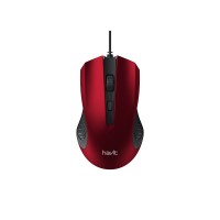 Мишка Havit HV-MS752 USB black/red  