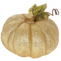  Фігурка Гарбуз 17,5 см, золотий глітер (1) (12) (48) №113-799