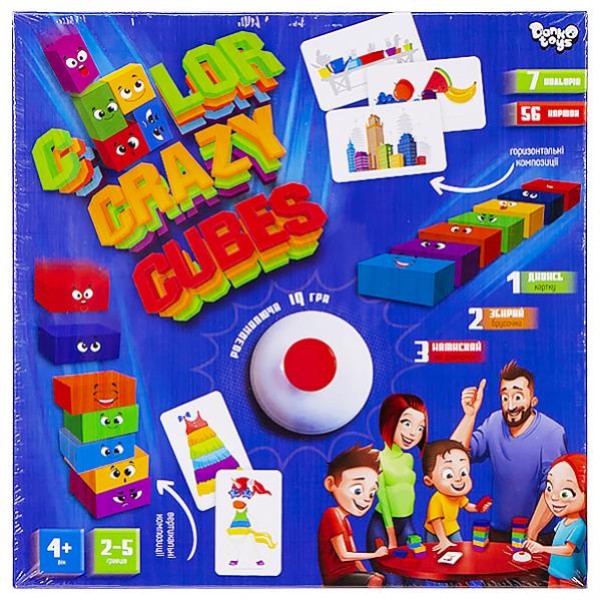 Гра Color Crazy Cubes DankoToys (10) CCC-02-01U 