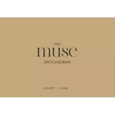 Альбом для малювання склейка 30 аркушів A4 Muse крафт-картон (9) (54) PB-GB-030-311 Школярик