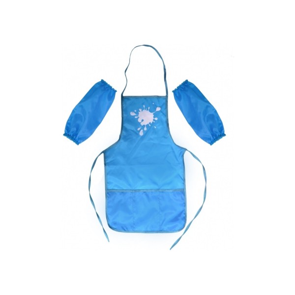 Фартук для творчества с нарукавниками Economix E61490-11 голубой