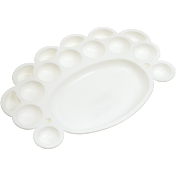 Палитра для красок белая (10) (120) №922250