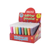  Блискітки Maxi Neon 4,5 г, 8 кольорів асорти (48) №MX61601-02