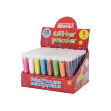  Блискітки Maxi Neon 4,5 г, 8 кольорів асорти (48) №MX61601-02