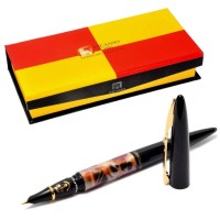 Ручка чернильная Picasso в подарочной картонной упаковке, черный корпус №988 F