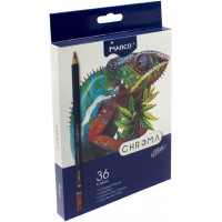 Олівці кольорові 36 кольорів Marco Chroma (4) (48) 8010-36CB/1374