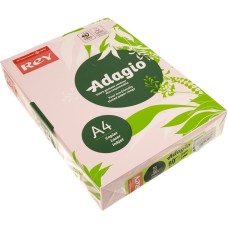 Папір кольоровий А4 80г/м2 пастель Rey Adagio Pink 07 світло-рожевий (500)