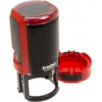 Оснастка для круглої печатки пластикова d-42 мм Trodat NEW (ковпачок) червона 4642