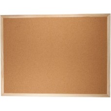  Дошка коркова JOBMAX дерев'яна рамка, 90х120 см №BM0015