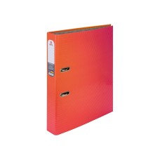 Папка-реєстратор A4 Optima 5 см з друкованою обкладинкою рожево-червона (10) O35443