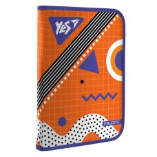 Папка для праці A4 Yes FC Erudite на блискавці пластикова, з внутрішньою кишенею (12) 491 929