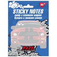 Блок для заміток з липким краєм  фігурний 90 х105 мм 40 аркушів Yes Speed ​​(24) 170240