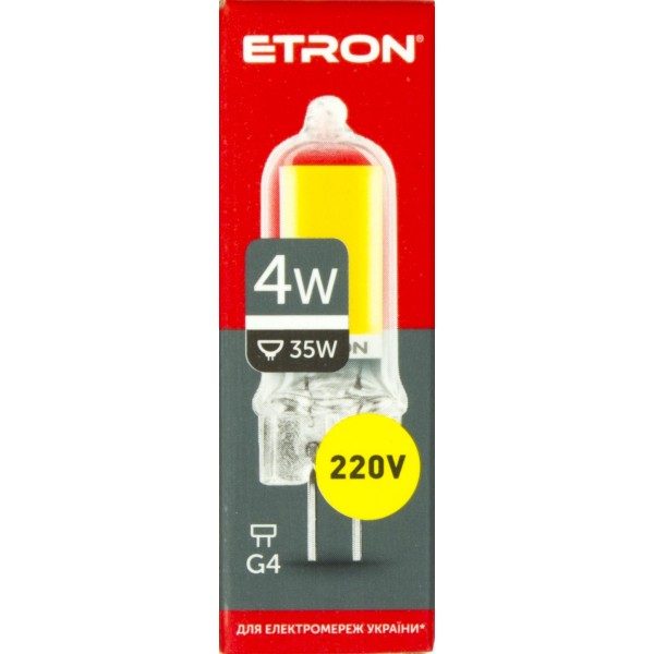 Лампа Etron Light Power скло LED 1-ELP-080 G4 4Вт 4200K (10) 