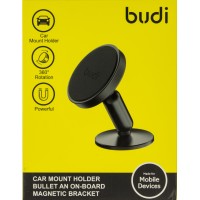  Автодержатель Budi магнитный на клейкой основе, 360 градусов, 2 пластины Breidon №CM503B