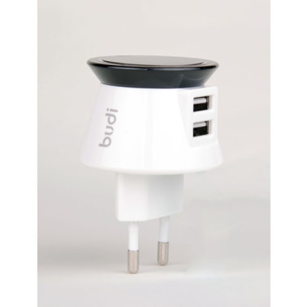 Зарядний пристрій Budi 2USB 2.4A 12W Breidon №M8J305E  