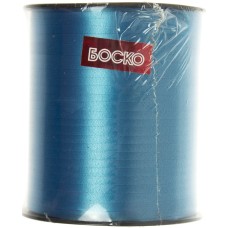 Лента фольгированная для воздушных шариков и декора бирюза