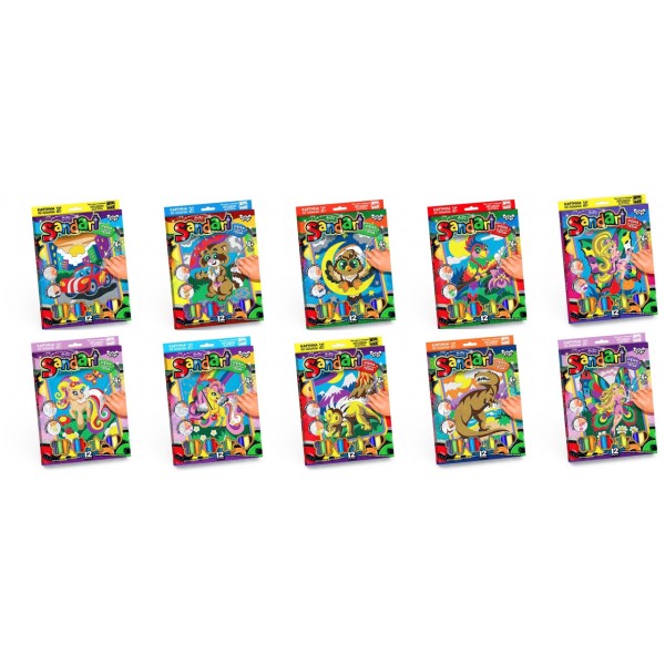 Набір для творчості Santart Фреска з піску (10) SA-01-01-10