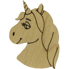 Єдиноріг 4 см фанера асорті (5)